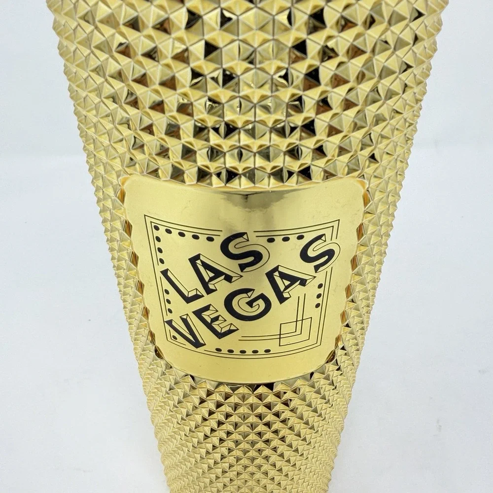Starbucks Gold Studded Limited Edition Las Vegas Collection Venti 24oz Tumbler